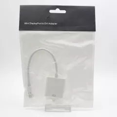 КОНВЕРТЕР Mini DisplayPort в DVI  (In: Mini DisplayPort (штек); Out: DVI (гн); c ф/фильтром на кабеле; для подключ. Full-HD-монитора к компьютеру с разъемом Mini DisplayPort, поддерживает стереозвук - mini DisplayPort конверторы - Радиомир Саратов