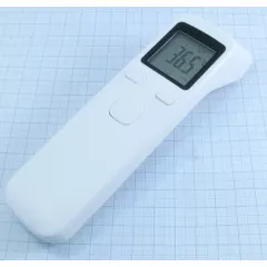 Инфракрасный цифровой термометр - пирометр для измерения температуры тела ( t: 32 - 42.5°C ), АКЦИЯ !!! Управление тремя кнопками, ( бесконтактный ) автоотключ; HOLD ( фиксац.знач. ) ; индикация низк.заряда батар.; пит:  батарейки 2AAAх2 -  7.Термометры, гигрометры - Радиомир Саратов