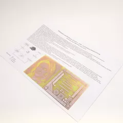 Термотрансферная бумага А4 для лазерного принтера в КОМПЛЕКТЕ 1 лист; предназначена для изготовления печатных плат методом термопереноса на твердые - Термотрансферная бумага для изготл. печатных плат - Радиомир Саратов