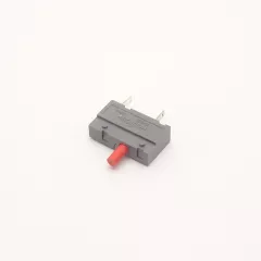 Выключатель тепловой Электрический с биметаллической пластиной 2 pin (Температурный контроль)  с ручным возвратным механизмом (Красная кнопка) (23011)  25x8x15мм  BC61  2.5A , 250V - Выключатели автоматические  - Радиомир Саратов