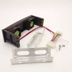 Кулер Gembird HD-A1, два вентилятора на пластиковой решетке -   Кулер для HDD в корпусе - Радиомир Саратов