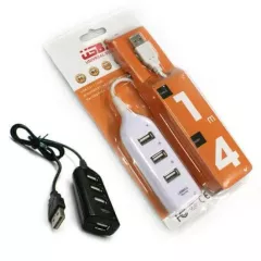 Разветвитель USB 2.0 (4 входа) JC-21511 Концентратор: Внешний; 4 porta:USB 2.0/1.1; 480Мб/с; пит. через USB (кабель 0,5м); цв:Белый/ Черн.(97х37х20мм) - Разветвители USB - Радиомир Саратов