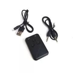 Car Bluetooth адаптер v 5.0 RX-TX-10 BT-100; Hands Free(встроен. микрофон); AUX-гнездо*2шт (прием сигнала RX / передача сигнала TX) Мини-пульт дистанционного управления; Радиус передачи: до 20м; Встроенн.аккумулятор емк. 200mAh; Время автономн.работы: до  - Bluetooch-приемники (AUX / USB для Авто)  - Радиомир Саратов