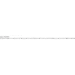Светодиодная планка для подсветки ЖК панелей 43" (12линз) GJ-2K16-430-D512-V4 (841 мм, 12 линз) U-питания св/д=3V - 3V  - Радиомир Саратов