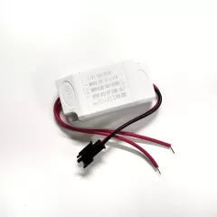 Драйвер для светильников, 300mA, 13-28V, 7W, вх: AC 110-240V, вых. разъем: 2pin с защелкой., пластик, 58x30x22мм, HS (4-7)x1W - Напряжение питания: 220VAC - Радиомир Саратов