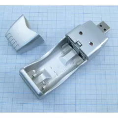 ЗАРЯД УСТР. USB Для 1-2-х АКБ Ni-MH размер.AAA(HR03)/ AA(HR06); DC 1,4V; ток заряда: AA(HR06)/ AAA(HR03) x 2=160mA; LED индикац.; совместимость со всеми стандарт. USB устройтствами: адаптерами; габар: 105x34x20мм - ЗУ таймерные (по времени) для заряда Ni-Mh,Ni-Cd АКБ - Радиомир Саратов