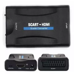 КОНВЕРТЕР HDMI в SCART  (In: HDMI (гн); Out: SCART(гн)) ver 1.4; "H-70" DC5V; PAL/NTSC; блок питания 5V 1 A в комплекте; предназначен для подключения устройств с выходом HDMI к входу SCART - HDMI в SCART конверторы - Радиомир Саратов
