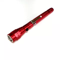 Магнитный держатель неодимовый телескопический с LED подсветкой, цвет: красный, длина: 175-565мм - Магнитные держатели - Радиомир Саратов