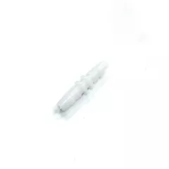 Коннектор - переходник миниатюрный пластиковый прямой на трубку с конусами 4/6мм на 4/6мм; длина = 31мм - Помпы воздушные, водяные, клапаны - Радиомир Саратов