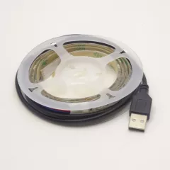 Лента св/д. IP33 5V RGB 1м, с USB-разъемом + контроллером. Фоновая подсветка телевизора, светильник. Комплект для подсветки ТВ. -  5V светодиодные ленты - Радиомир Саратов