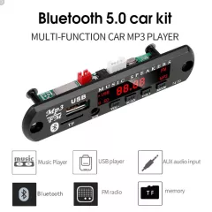 Модуль MP3 (мини плеер),(без усилителя), Диспл.1.5"; Bluetooth 5.0; FM; MP3/WAV, AUX, TF, USB,пульт ДУ (21кн), пит:12V,( +2 провода) - Модули FM, MP3 встраиваемые (без усилителя) - Радиомир Саратов