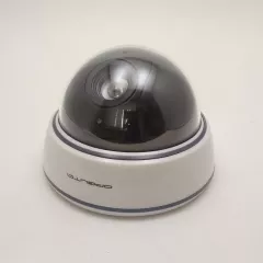 Муляж видеокамера купольная Орбита OT-VNP11( AB-1500) 1 красный LED мигающий  КОРПУС-белый/черный  питание:3 x AA (не входят в комп) 130*90 мм - Муляж Видеокамеры - Радиомир Саратов