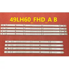 Светодиодная планка для подсветки ЖК панелей 49" (4+3+4+3+4+3+4+3линз) 49LH60_FHD_A-Type/ B-Type (комплект:4 планки по 4 линзы + 4 планки по 3 линзы) - 49" - Радиомир Саратов