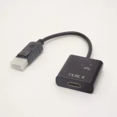 КОНВЕРТЕР DisplayPort (GOLD) в HDMI (In: DisplayPort (штек); Out: HDMI (гн) для подключения Full-HD-монитора к компьютеру с разъемом DisplayPort, поддерживает стереозвук. (6-930) (ДисплейПорт) - DisplayPort конверторы - Радиомир Саратов