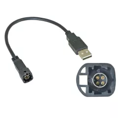 Авторазъем переходник Incar USB VW-FC106 USB-переходник VW, SKODA (тип1) для подключения магнитолы INCAR к штатному разъему USB - InCar USB VW-FC106 - Автопереходники - Радиомир Саратов