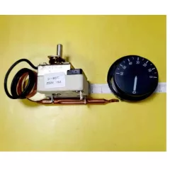 Терморегулятор капиллярный для водонагревателей 3pin 0-60°c 250V AC, 16A, под клемму 6,3мм. L-1.0м  (WKC-60S2/WKC-60C2) - Регулируемые - Радиомир Саратов