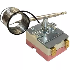 Терморегулятор капиллярный для водонагревателей 2pin 0-120C WKB-120S1 1NC 16A 250V "ESSIMA" диапазон L-капиляра 2,5м - Регулируемые - Радиомир Саратов