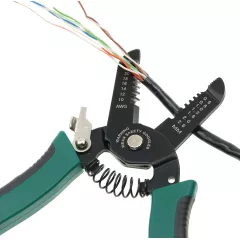 Пресс/стриппер JK-902507 (0,6-2,6мм2) (стриппер - кусачки) Для снятия изоляции проводов d=0,6-2,6мм2 - Зачистка, обрезка кабеля - Радиомир Саратов