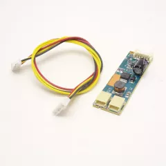 Контроллер для LED подсветки 70мм х 20мм на_2LAMP пит-12V Вх. напр.: 10V-30V ,Вых. напр.:9.6V  Gold-09E (YGD-9E, CJY)  (Gold-9E) для подсветки LCD-панелей 14"-24" - Контроллеры (инверторы) для светодиодных линеек - Радиомир Саратов