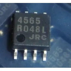 Микросхема NJM4565 (NJM4565E/JRC4565)  SOP8        Биполярная технология (± 4 В ~ ± 18 В) (4 МГц тип.) (4 В / мкс тип.) - Микросхемы разные - Радиомир Саратов