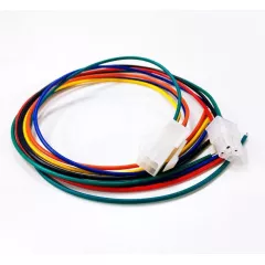 РАЗЪЕМ питания низковольт  4pin шаг 4.2мм КОМПЛЕКТ (MINI-FIT) (MX5557/MX5559) с проводами 20AWG(0.5 кв.мм) (штыревая часть MF-2x2F/10х20х24мм wire 0.3m) + (гнездовая MF-2x2M/6х11х24 wire 0.3m) с фиксац, 300V, ток 7A AC/DC - Разъемы низковольтные на кабель MINI-FIT/КОМПЛЕКТ-Гнездо+Штекер - Радиомир Саратов