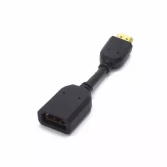 ПЕРЕХОДНИК HDMI ГНЕЗДО на HDMI ШТЕКЕР на кабеле контакты GOLD; L кабеля-100мм; (HDMI M-F 100mm) - HDMI переходники - Радиомир Саратов