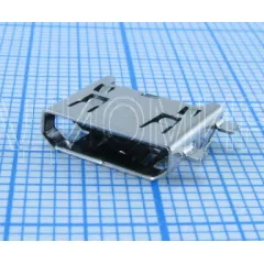 РАЗЪЕМ HDMI (mini) 8 гнездо на плату 19pin (горизонтальное крепление) - HDMI, 1394 ( разъемы ) - Радиомир Саратов