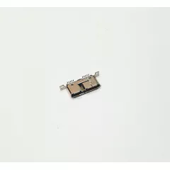 Разъем - гнездо microUSB-B (10pin) на плату; ver.3.0-3 С заглушкой 74013 Вертикальн.исполнение (10 конт-SMD /2 устан.лепестка-SMD.) края передн.торца- ровные (дл=5мм;шир=12мм) (Micro USB 3.0-3 (Код: RS586) А24) - 10pin - Радиомир Саратов