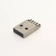 Разъем USBA-2FS Штекер на кабель; тип А ver 2.0 ДВУСТОРОННИЙ Без корпуса 13093 Гориз.исполн; врезн.монтаж (4 контакта-SMD ) (дл=19мм/шир=12мм) ( инд-34. USBA-2FS ) - USBA - Штекер (Разъем-USB разъем тип-А) - Радиомир Саратов