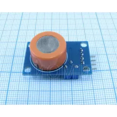 Сенсор-детектор (датчик газа) MQ3 Этанол для ARDUINO (B21)  Позволяет обнаруж.пары спирта в окруж.среде. На выходе - аналог.сигнал, пропорцион.содержанию паров газа вокруг датчика. Пит: 5V; ток потр: 150mA; диапазон измерений: 0,05мг/л-10мг/л - 3. Датчики для ARDUINO - Радиомир Саратов