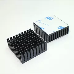 Радиатор алюминиевый с термолентой FUT Arduino совместимый Черный (35х35х14) - Радиатор алюминиевый с термолентой - Радиомир Саратов
