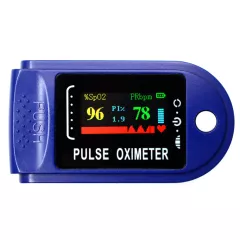 Пульсоксиметр Fingertip Lk88 Pulse Oximeter синий (Пульсометр) - Пульсоксиметры - Радиомир Саратов