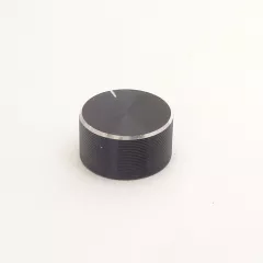 РУЧКА для переменного резистора D26mm (A26) Металл. черная - Ручки для переменных резисторов, кнопки для коммутации - Радиомир Саратов