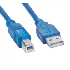 КАБЕЛЬ USB >USB  AM-BM  ver.2.0 1,5м  с фильтром Cиликон; 100% экран  (для подключ.принтера) - USB-AM x USB-BM (принтер) - Радиомир Саратов