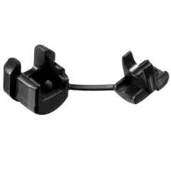 Фиксатор кабеля проходной 8P-2 черный, предназначен для ввода в электроизделие круглого провода диаметром до 15 - Фиксатор кабеля - Радиомир Саратов