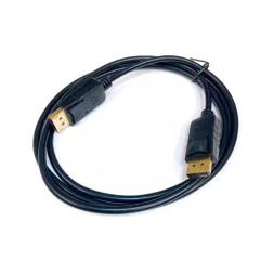 КАБЕЛЬ DisplayPort шт.(GOLD) - DisplayPort шт.(GOLD)  (Версия 1.4) 1.5м OD=5.8mm без ф/фильтров OFC99,9% (Бескислородная медь); Цвет: синий; предназначен для соединения цифровых аудио-видео компонентов (5-868 1.5) - DisplayPort x DisplayPort  - Радиомир Саратов