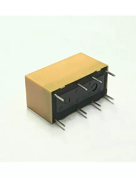 Реле э/м DC5V 2A 8pin, пайка (PCB), Контакты: 2 перекл.группы (2С) (24VDC/2A; 120VAC/1A) 20x10x12мм (HE LI SHUN HLS-4078) -  1-2А/5VDC (ток /раб.напряж. реле) - Радиомир Саратов