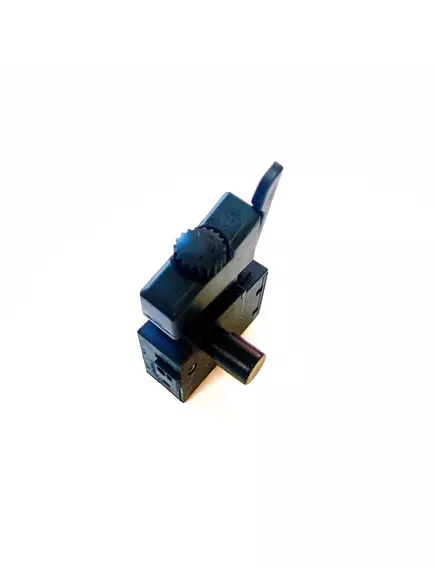 Пусковая кнопка Для электроинструмента, 4pin, AC250V, 6A, под винт, 41x16,5x33мм, толкатель: черный, корпус: черный, (№117) FA2-6/1BEK с кнопкой фиксации, регулятором скорости, реверс - Кнопки для Электроинструмента - Радиомир Саратов
