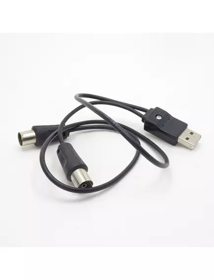 Инжектор питания BAS-8001 с USB   для антенн с усилителем для подключения к антенному усилителю напряжения постоянного тока +5V от розетки USB телевизора 40-868MHz /75Om/Макс. ток нагрузки 1A /кабель L=1.8 м; +5*- +50   /Предназначен для электропитания те - Инжектор питания - Радиомир Саратов