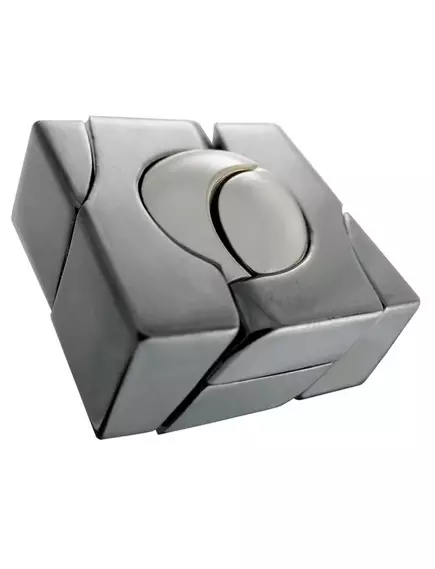 Головоломка МРАМОР Huzzle Cast Marble металлическая 5 уровень Разм изделия: 40х40х20мм;  Инструкция внутри - Головоломки - Радиомир Саратов