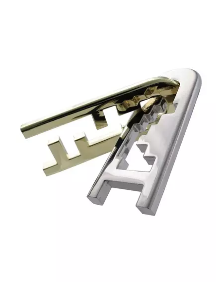Головоломка ЗАМОК Huzzle Cast Keyhole металлическая 4 уровень Разм изделия: 80х40х10мм;  Инструкция внутри - Головоломки - Радиомир Саратов