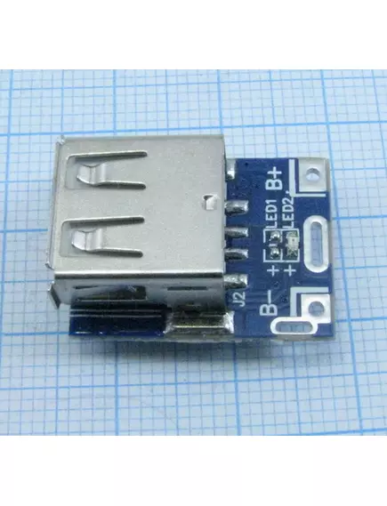 МОДУЛЬ Power Bank 1хUSB 1A мини (Без корпуса)  Модуль внешнего аккумулятора. Вход- 3.7- 5V 1A (micro USB) / Выход-5V 1A USB-AF;Umin батареи: 2.9V КПД:85% Потребляемый ток в реж. ожидания: 8мкА Для зарядки устр-в с 5V1A 25х18х12мм, эф*98065 - Зарядные устройства, БП (модули)  - Радиомир Саратов