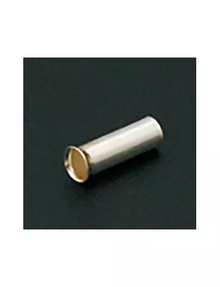 Наконечник втулочный/трубчатый/гильза для кабеля 0.75mm2 12мм (d-наружн-1мм(1,5мм)/d-внутр.-1.3мм) неизолир. EN7512 (НШВ) (CuSn) - под кабель    0.75mm2 (Неизолированные) - Радиомир Саратов