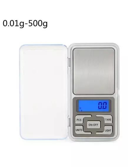 Весы цифровые 0 -500гр х 0,01гр. Pocket Scale (бат 2 AAA в комплект не входят) MH-500 -  0-500гр - Радиомир Саратов