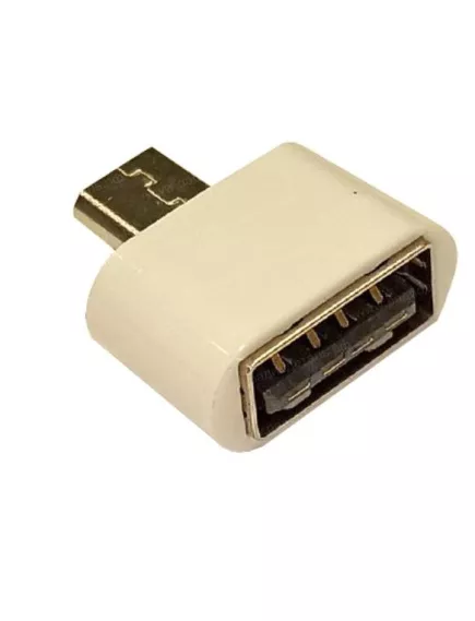 ПЕРЕХОДНИК USB-AF / microUSB(штекер) OTG (USB A "гн" - micro B "шт" , шт) (USB AF / micro 5p) - USB переходники - Радиомир Саратов