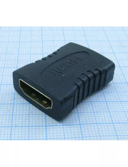 ПЕРЕХОДНИК HDMI ГНЕЗДО на HDMI ГНЕЗДО (HDMI F/F) HAP-015 (=HAP-013/=HAP-004) (с ушами) - HDMI переходники - Радиомир Саратов