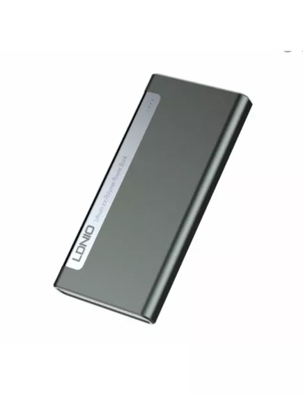 Аккумулятор внешний 10000mAh  LDNIO PQ1019 Ultra Compact  2*USB + Type-C Выход: 3A, max 18W; + кабель USB/microUSB; цв; серый     Универсальный внешний аккумулятор (2*USB + Type-C Выход: 3A, max 18W Gray) - Внешние аккумуляторы POWER BANK для заряда мобильных устройств - Радиомир Саратов