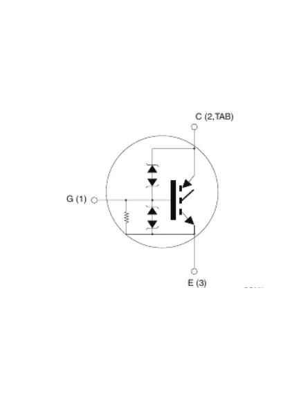 Транзистор IGBT SMD 20A 410V STGB10NB37LZT4 (R GE=6K) (Марк. GB10NB37LZ) D2PAK/TO263 - Транзисторы  имп. N-IGBT - Радиомир Саратов