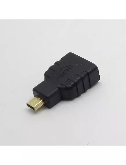 ПЕРЕХОДНИК HDMI ГНЕЗДО на microHDMI штекер пластик GOLD (microHDMI to HDMI) PREMIER/REXANT - HDMI переходники - Радиомир Саратов
