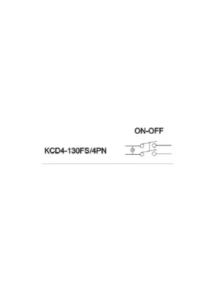 Клавишный переключатель прямоугольный, 4pin, 2xON-OFF, AC 220/250V 16A, под клеммы 6.3мм, подсв.:красный, 27x21,5мм, Фланец: 37.5х28.5мм, IP65 (KCD4-130/4PN FS, KCD2-201N-2-W, влагозащита) - Прямоугольный "широкий" - Радиомир Саратов